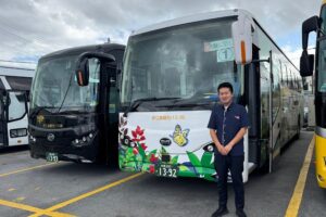 沖縄へ電気バスの研修に行ってきました